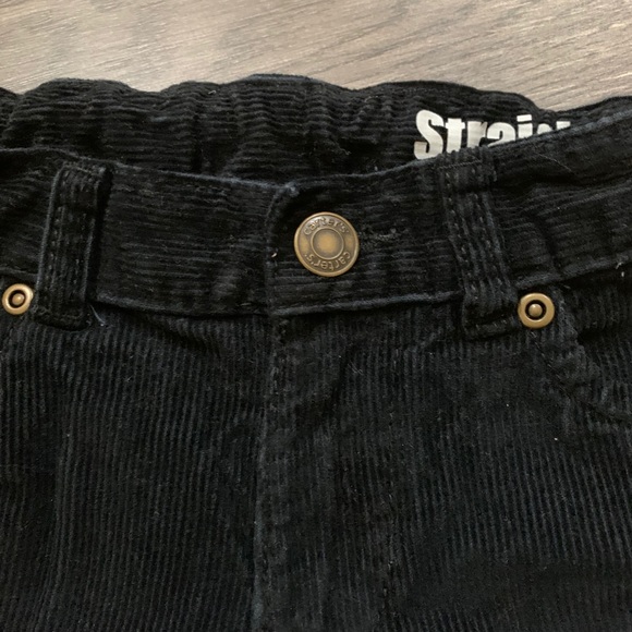 Straight Leg Black Corduroy Pants - Picture 2 of 3